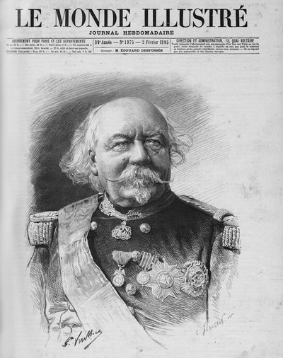 Marsalkka Canrobert (1809-1895). Ilmoitti kuolemastaan 24. tammikuuta tekijältä Unknown artist