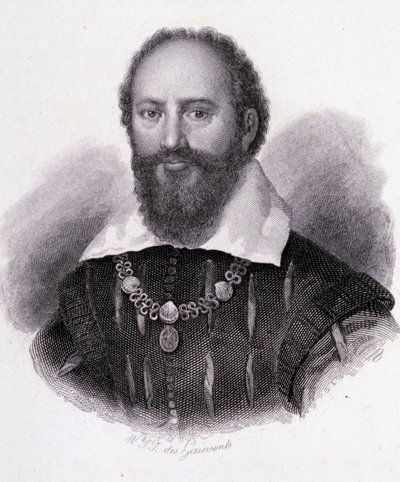 Maximilian of Bethune (1560-1641) Sullyn herttua, hautamuotokuva tekijältä Unknown artist