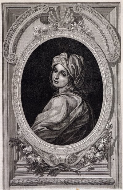 Paavi Jeannen medaljonkimuotokuva Maurice Lachatren teoksessa "Histoire des Popes" tekijältä Unknown artist