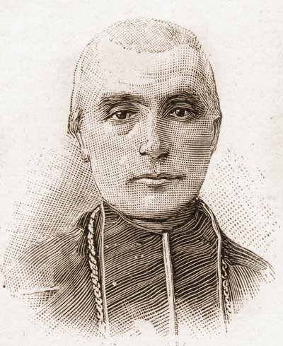 Academy Francaisen jäsenet vuonna 1895: muotokuva kardinaali Adolphe Perraud