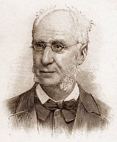 Academy Francaisen jäseniä vuonna 1895: muotokuva Emile Ollivierista (1825-1913), ranskalaisesta poliitikosta. tekijältä Unknown artist
