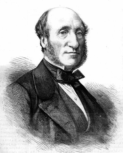 Michel Chevalier. Ranskalainen taloustieteilijä ja poliitikko (1806-1879). tekijältä Unknown artist