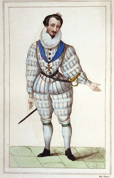 Henri III:n Mignon. kaiverrus vuodelta 1830 tekijältä Unknown artist