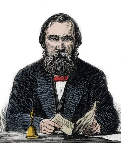 Moritz Lazarus - englantilainen filosofi, psykologi (1824-1903) - tekijältä Unknown artist