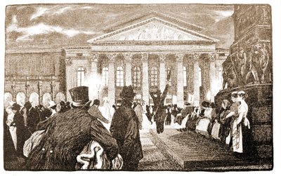 Münchenin teatteri, Hoftheater. 1800-luvulla. tekijältä Unknown artist