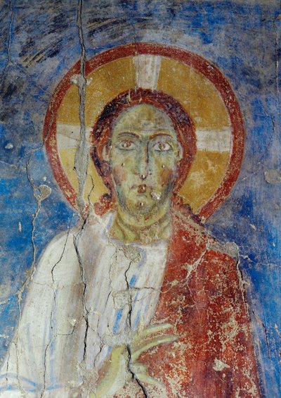 Lambachin benediktiiniluostarin kirkon seinämaalaukset, Ylä-Itävallassa (fresko). tekijältä Unknown artist