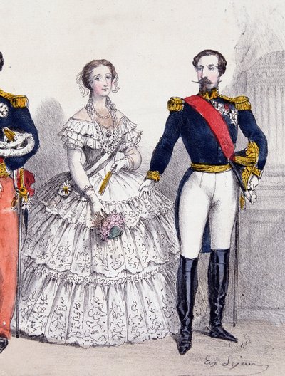 Napoleon III ja Eugenie tekijältä Unknown artist