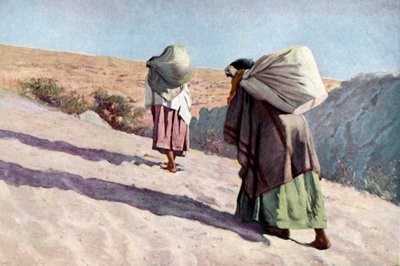 Hopi-heimon alkuperäisamerikkalaisia naisia Arizonassa. tekijältä Unknown artist