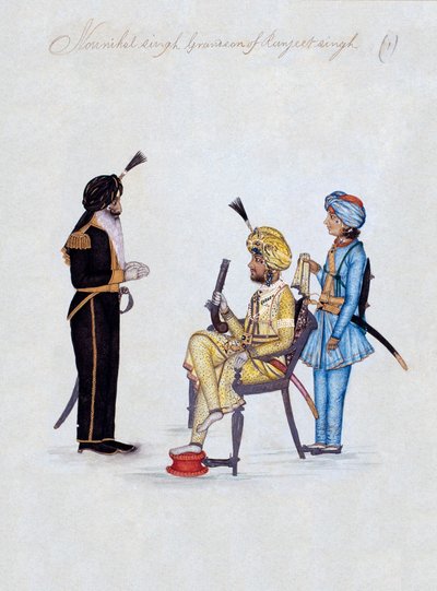 "Nounihal Singh Ranjeet Singhin pojanpoika" tekijältä Unknown artist