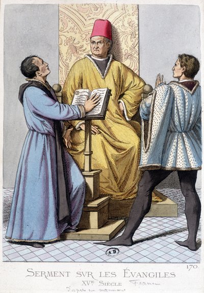 Evankeliumivala, Ranska 1400-luku. tekijältä Unknown artist