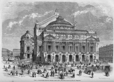 Opera Garnier vuonna 1867. tekijältä Unknown artist