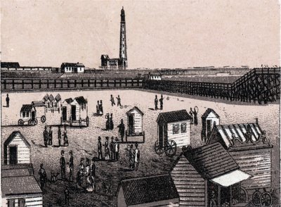 Oostende (Oostende), Belgia: näkymä itäkylpylöihin ja satamaan (satama, satama). kirjassa "" Maailma havainnollistaa 168 näkymää"" Päiväämätön (1800-luvun loppu) tekijältä Unknown artist