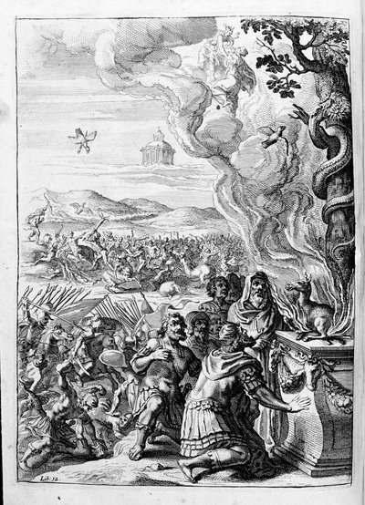 Ovidius (Ovidius) - kuvitus kirjalle 15 - (P. Ovidian Metamorphoses of the Night tekijältä Unknown artist