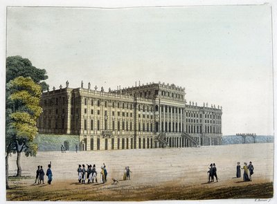 Schonbrunnin palatsi 1800-luvulla tekijältä Unknown artist