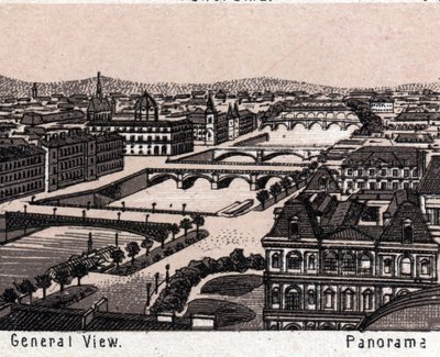 Paris, Ranska: Yleisnäkymä. kirjassa "" Maailma havainnollistaa 168 näkymää"" Päiväämätön (1800-luvun loppu) tekijältä Unknown artist