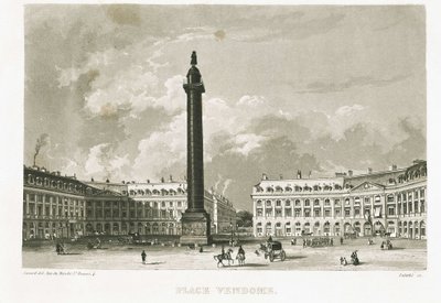 Pariisi. Place Vendôme tekijältä Unknown artist