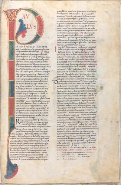Paulus et Silvanus at Timotheus: Paavalin toisen tessalonikalaisille lähettämän kirjeen alkukirjaimet. tekijältä Unknown artist
