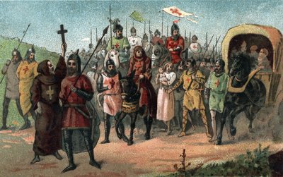 Pietari Erakko saarnaamassa ristiretkeä (1095 - 1099). tekijältä Unknown artist