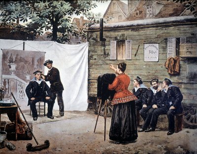 Kiertelevä valokuvaaja Ranskassa vuonna 1890. tekijältä Unknown artist