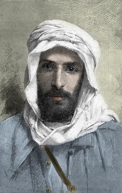 Pierre Paul Francois Camille Savorgnan de Brazza (1852-1905) Ranskalainen tutkimusmatkailija Afrikassa _ Pietro Paolo Savorgnan de Brazzan tai Pierre Paul Francois Camille Savorgnan de Brazzan muotokuva ranskaksi (1852-1905) Kongon kenraalikuvernööri franc tekijältä Unknown artist