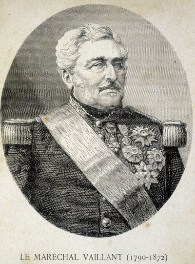 Muotokuva marsalkka Vaillantista (1790 - 1872) - elokuvassa "" Les Contemporains"", n.d. 1800-luvun lopulla. tekijältä Unknown artist