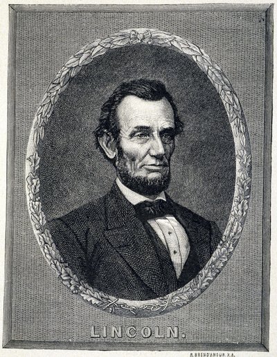 Muotokuva Abraham Lincolnista (1809¿1865), Amerikan yhdysvaltojen presidentistä tekijältä Unknown artist