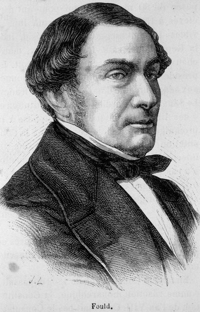 Muotokuva Achille Fouldista (1800-1867), ranskalaisesta juutalaisesta pankkiirista, vapaakaupan ja Saint-Simonismin kannattajasta. tekijältä Unknown artist