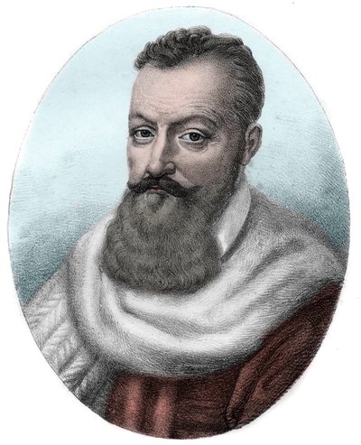 Achilles de Harlayn muotokuva Pariisin parlamentin ensimmäisestä presidentistä - Achilles de Harlayn muotokuva, Comte de Beaumont Ranskan tuomari, Pariisin parlamentin ensimmäinen presidentti (1536 -1619) - tekijältä Unknown artist