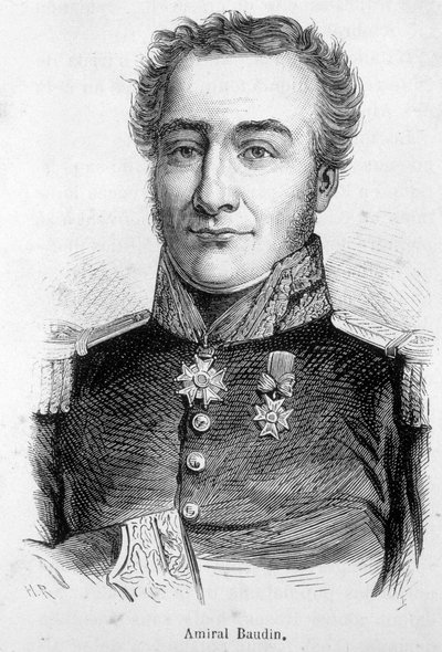 Muotokuva amiraali Nicolas Baudinista (1750-1803), ranskalaisesta merimiehestä ja tutkimusmatkailijasta. tekijältä Unknown artist