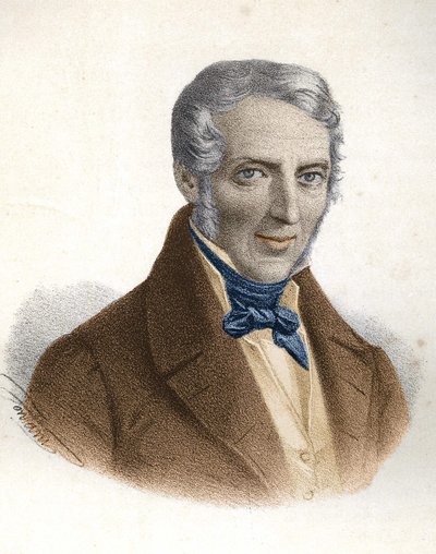 Alessandro Manzonin muotokuva, italialainen kirjailija (1785 - 1873) tekijältä Unknown artist