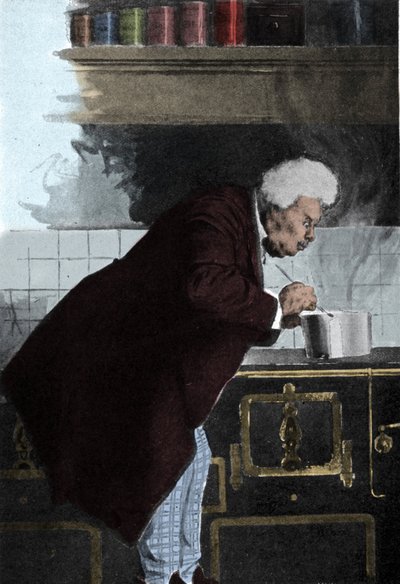 Alexandre Dumas Peren (1802 - 1870) muotokuva uuneissa. tekijältä Unknown artist