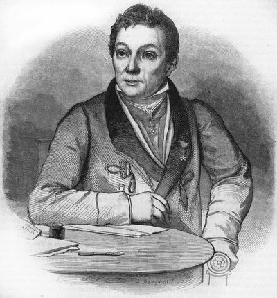 Alexandre Lenoirin muotokuva. Ranskalainen arkeologi (1761-1839). tekijältä Unknown artist