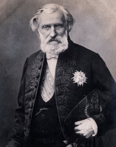 Ambroise Thomasin muotokuva (kaiverrus kuvan jälkeen) tekijältä Unknown artist