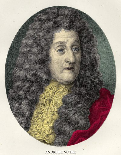 André Le Nôtren muotokuva (Lenotre tekijältä Unknown artist