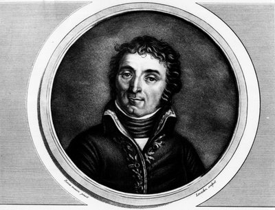 Italian Armeen kenraalimajurin Andre Massenan (1756-1817) muotokuva. Kaiverrus "" Täydellinen kokoelma Ranskan vallankumouksen historiallisia maalauksia, kolme osaa.""" 1804. tekijältä Unknown artist