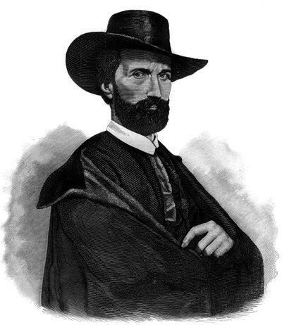 Antoine Wiertzin, belgialaisen taidemaalarin (1806-1865) muotokuva - kaiverrus tekijältä Unknown artist