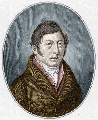 August Klingemannin (1777-1831), saksalaisen näytelmäkirjailijan muotokuva. tekijältä Unknown artist
