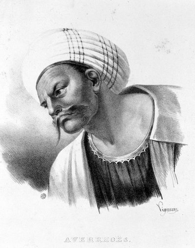 Muotokuva Averroesista (1126 - 1198). tekijältä Unknown artist
