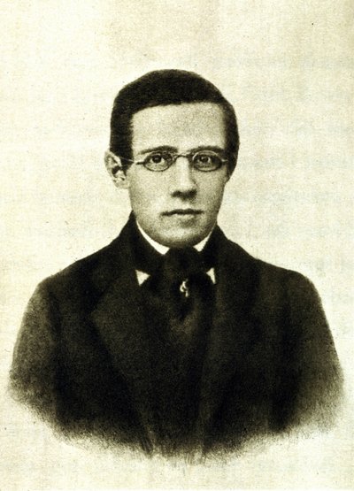 Bedrich Smetanan (1824-1884), tšekkiläisen säveltäjän ja pianistin muotokuva tekijältä Unknown artist