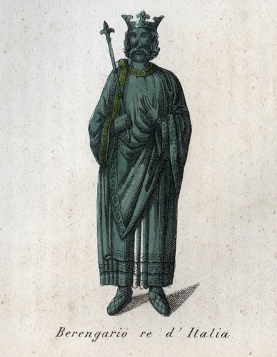 Muotokuva Italian kuninkaan Berengar II:sta (900-966) - Berenger II ou ou ou Berenger d