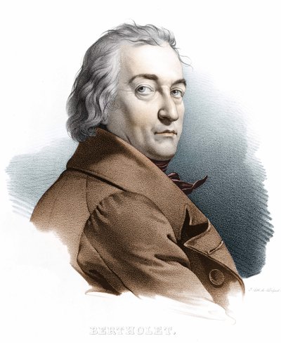Bertholletin muotokuva. 1800-luvun kaiverrus. tekijältä Unknown artist