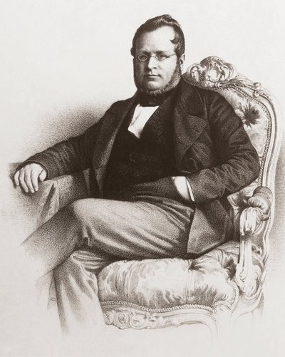 Camillo Benson Cavourin kreivi (1810 - 1861) muotokuva - Camillo Benson, Earl of Cavourin (1810-1861) muotokuva. tekijältä Unknown artist