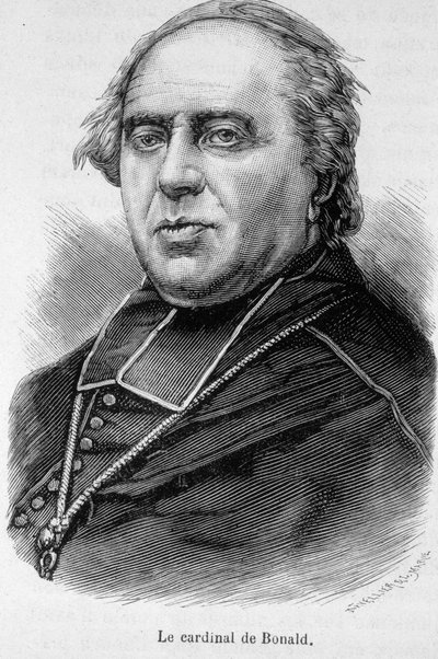 Kardinaali Bonaldin muotokuva tekijältä Unknown artist