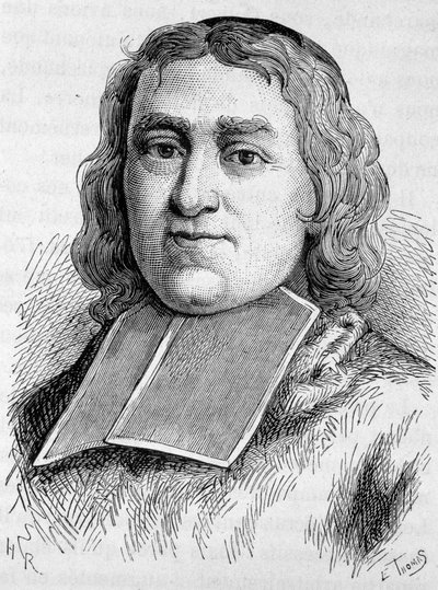 Kardinaali Fleury (1653 - 1743) muotokuva (André Hercule de Fleury). Kaiverrus 1800-luvun lopusta H. Martinin teokseen "Histoire de France". tekijältä Unknown artist