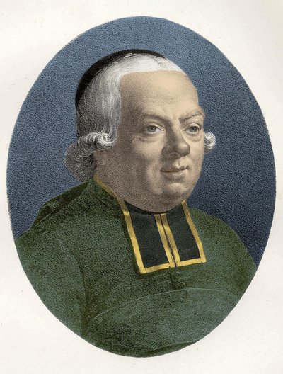 Muotokuva Charlesista, Epeen luostarista (1712 - 1789) ranskalaisesta pedagogista. tekijältä Unknown artist