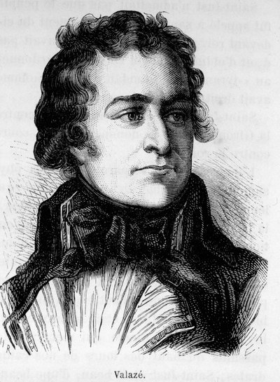 Muotokuva Charles Eleonor Dufriche de Valaze, dit Dufriche-Valaze (1751-1793), ranskalainen poliitikko. tekijältä Unknown artist