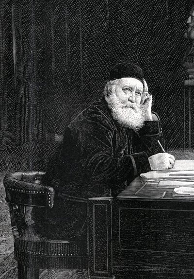 Ranskalaisen säveltäjän Charles Gounodin (1818-1893) muotokuva. tekijältä Unknown artist