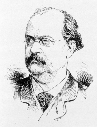 Charles Lecocqin (1832 - 1918), ranskalaisen säveltäjän muotokuva. tekijältä Unknown artist