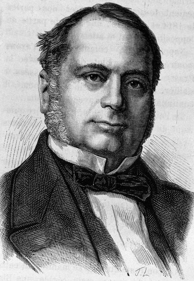 Charles Vallettan muotokuva (? - 1881). Kaiverrus 1800-luvun lopusta H. Martinin teokseen "Histoire de France". tekijältä Unknown artist