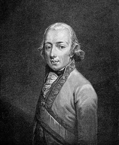 Kaarlen Habsburgin, arkkiherttua Kaarlen (1771-1847), itävaltalaisen kenraalin muotokuva. tekijältä Unknown artist
